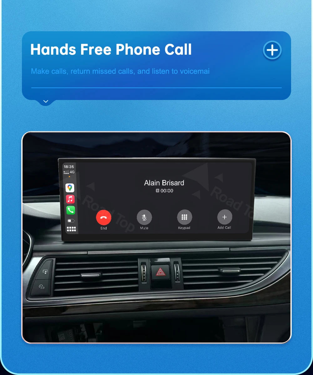 12.3 Touch Display For Audi A6 A7 HN RMC MHI2 LHD RHD 2011-2018 Multimedia Player Andriod Auto Link GPS Carplay Screen Car Play