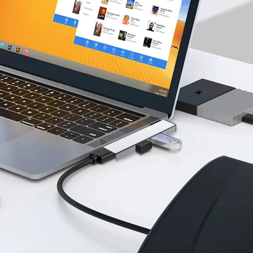1/2PCS 3 in 1 USB HUB OTG USB 3.0/Type-C 3.0 To 3 USB USB Splitter Hub Speed 5.0Gbps 3 Port Type C HUB for PC Laptop Computer