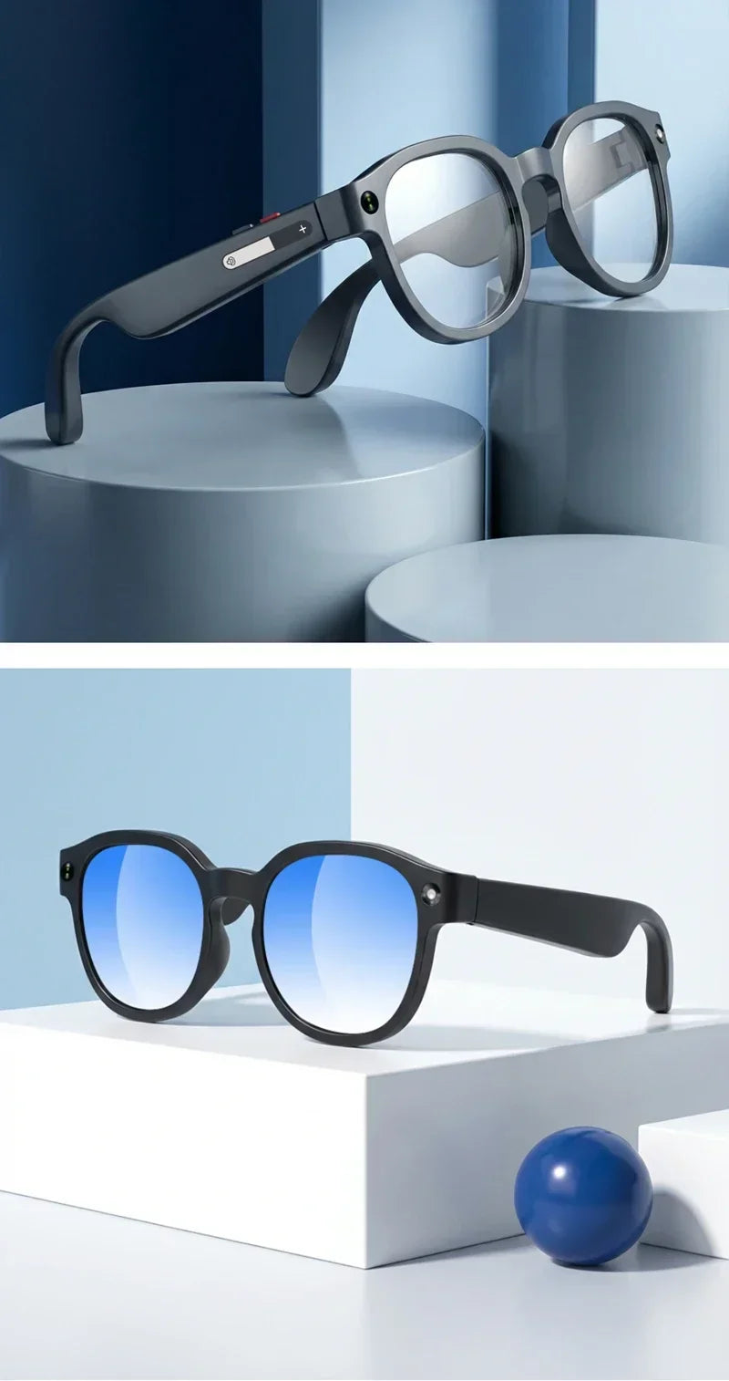 Lenovo 8K AI Glasses New AI Translation 1200MP HD Camera Shooting Image Bluetooth Call Recording Music AI Smart Sunglasses 2026