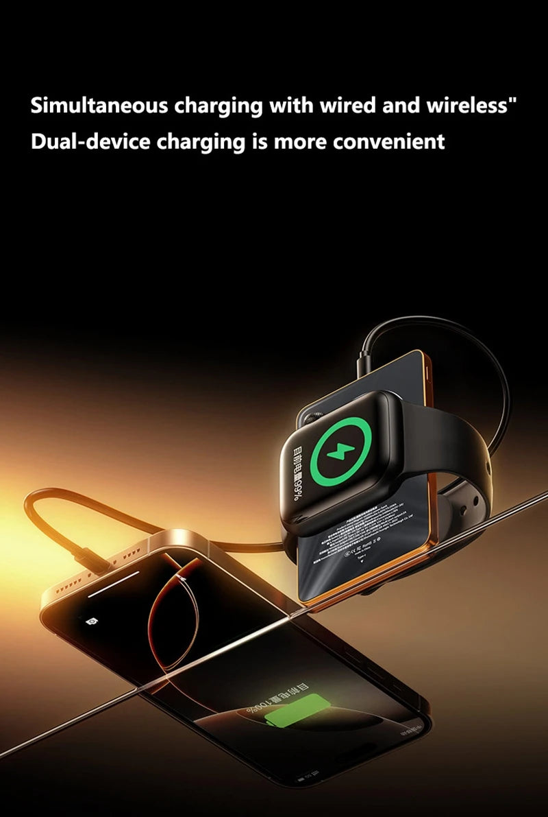 VIVO 10000mAh Ultra Slim Power Bank 20W Magnetic Wireless Fast Charging CCC Portable Battery For MagSafe Watch iPhone Samsung