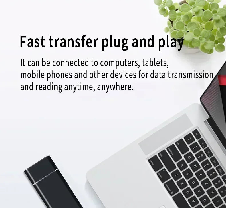 Mini USB Portable SSD 256TB 1TB 2TB High-speed Original Mass Storage SSD USB3.0 External Hard Drive for SSD Computer Laptop