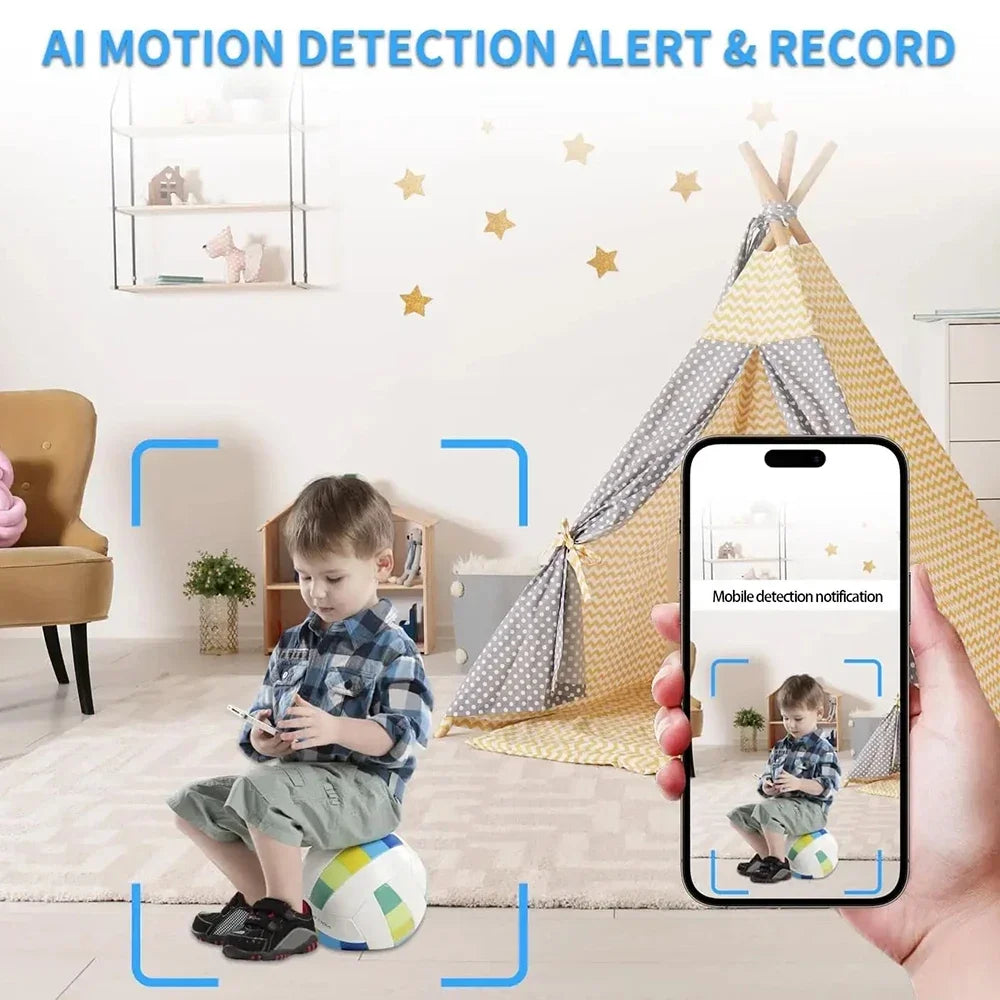 HD 1080P WiFi Mini Camera Motion Detection Remote View P2P Wireless Cam Video Recorder Home Security Mini Camcorder Loop Record