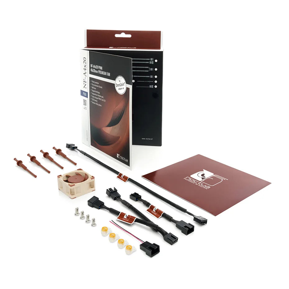 Noctua NF-A4x20 40mm CPU Cooler Fan 12V 5V PWM/FLX CPU Cooling Fan Chassis Radiator Replace Case Fans