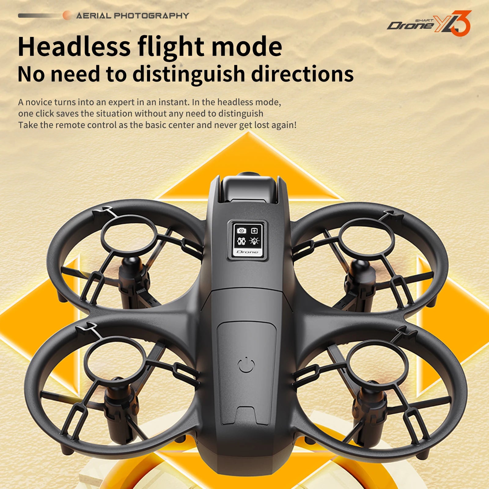 2026 Mini Quadcopter Screen Aerial Photography High-Definition Dual-Camera Foldable 3D Flip App Control Drone Optical Flow
