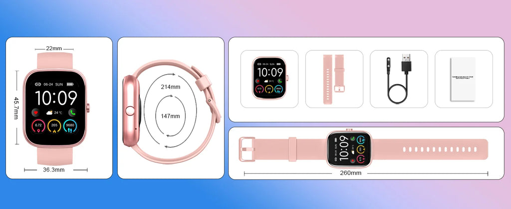 Smart Watch, 1.91" Smartwatch (Answer/Make Call), IP68 Waterproof Fitness Tracker, 110+ Sport Modes, Heart Rate and Sleep Monit