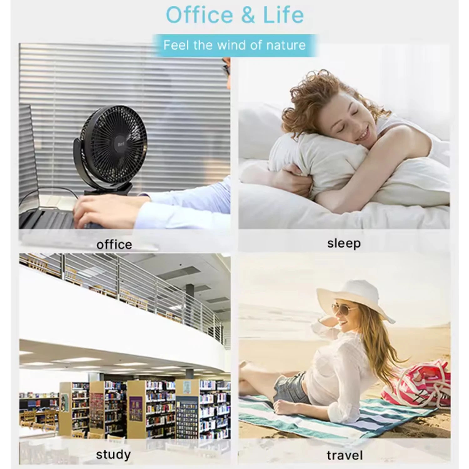 Portable Mini Hand Clip Fan USB Charging Quiet Desktop Electric Fan High Quality Student Dormitory Small Cooling Ventilador Fans