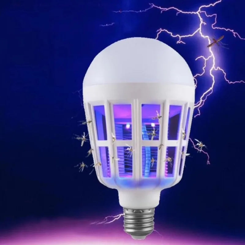 1/5/10pcs Electric Mosquito Zappers Killer Fly Trap Electronic Light Bulb Lamp Home Backyard Indoor Outdoor Mosquito Killer Lamp