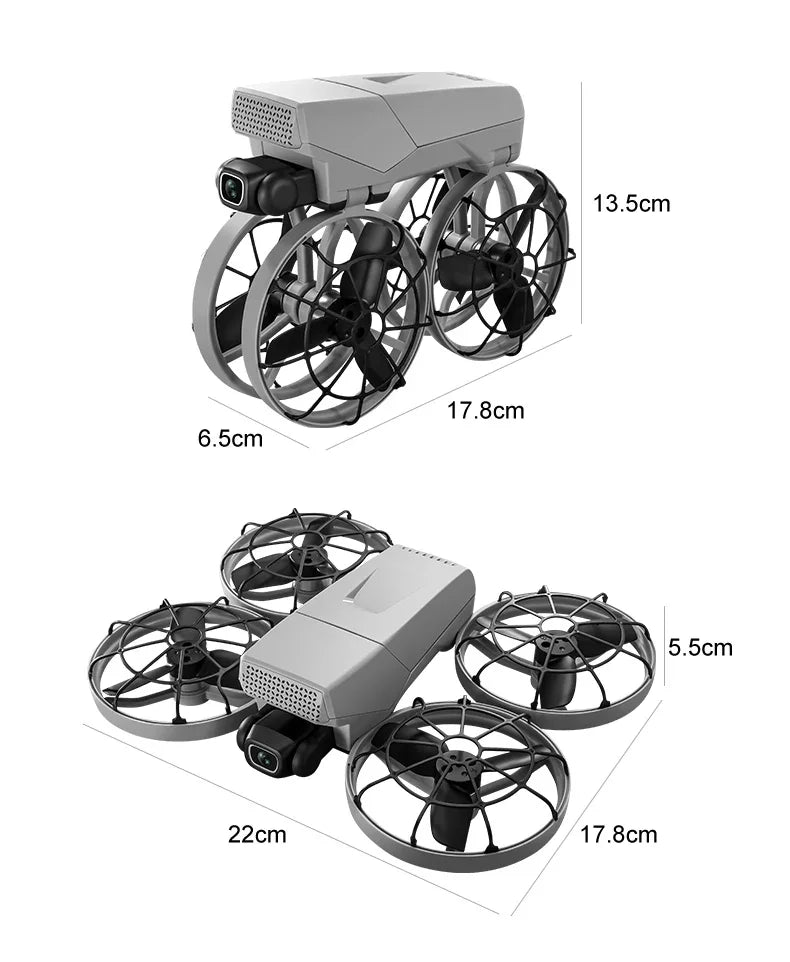 droneS 4k professional 10km  brushless optical flow folding dual mirror professional aerial photography with servo gimbal drone