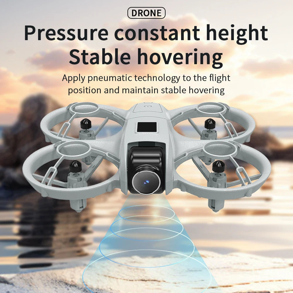 V2 Mini Drone 8K Profession 180° HD Wide Angle Camera WiFi FPV RC Dron Height Keep Helicopter Foldable Quadcopter Kids Toys