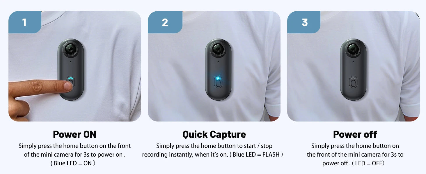 Pocket 4K Mini Camera Magnetic Vlog Outdoor Sports Cycling Cam WiFi Bodycam Video Recording Bike Motorcycle Waterproof Camcorder