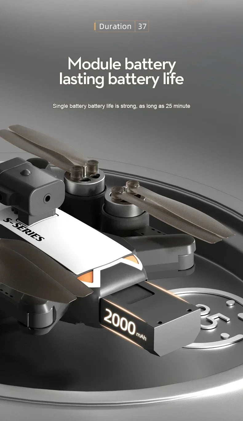 S2S Mini Drone 8K Professional HD Dual Camera Obstacle Avoidance Brushless Motor Foldable Rc Quadcopter Toys Gifts MIJIA