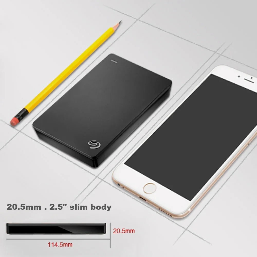 For Seagate External Hard Disk 500GB 1TB 2TB Storage Backup +Ultra-Thin USB 3.0 HDD 2.5 "Portable