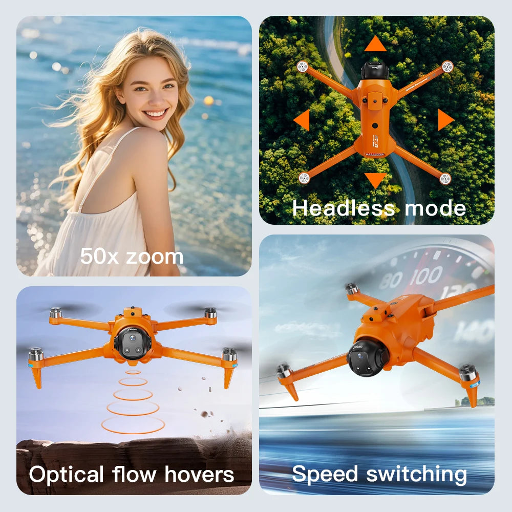 2025 NEW FPV GPS positioning brushless motor optical flow positioning 180° adjustable lifting obstacle avoidance belt airdrop