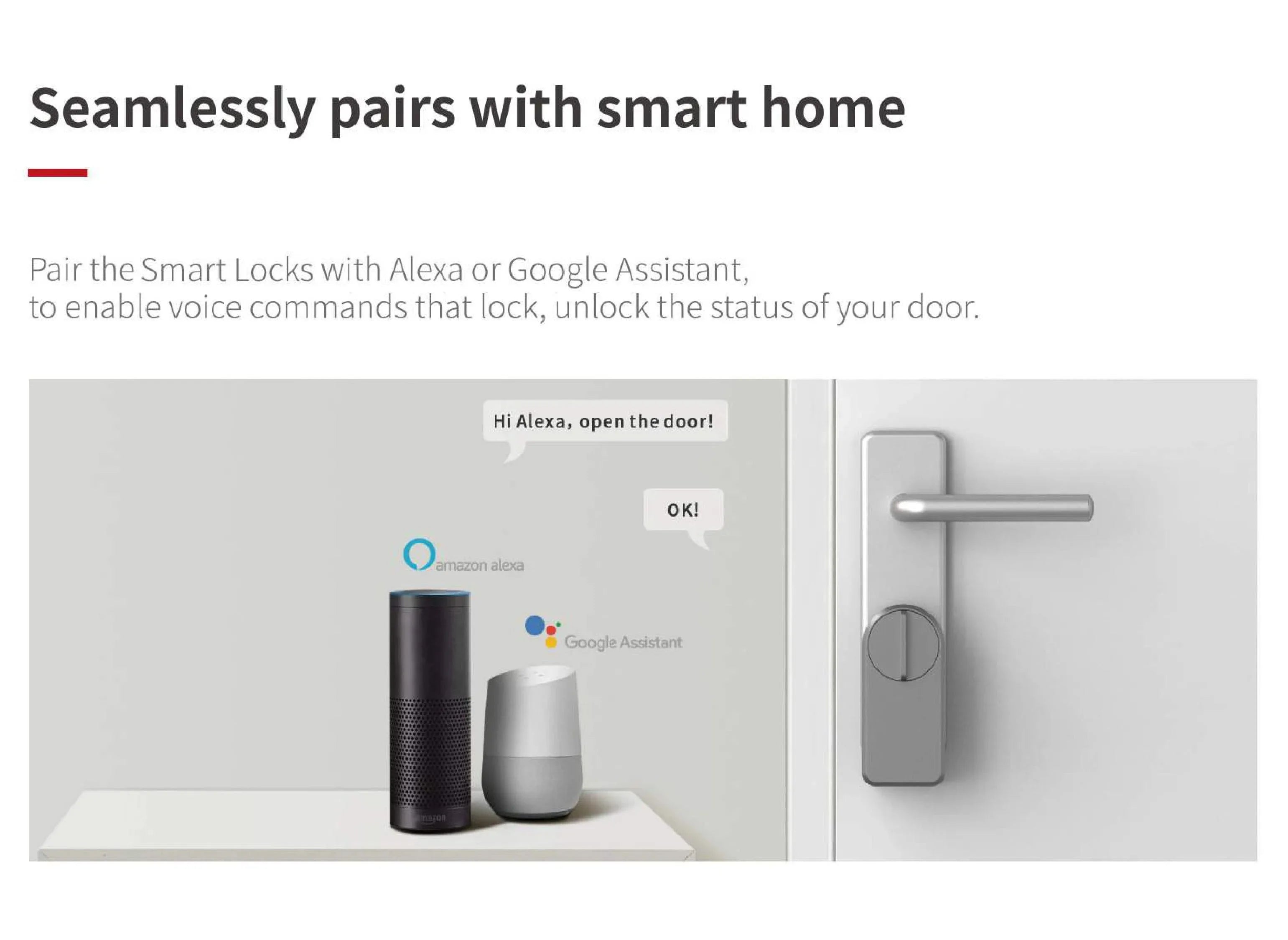 CDOK A1Pro Tuya Bluetooth smart lock is installed on the traditional door lock manual knob to achieve smart unlocking