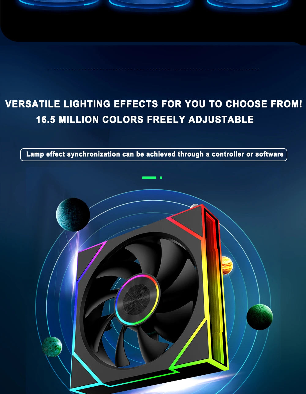 ICE Whale WZ-120/240/360 PC Case Fan  ARGB Motherboard Sync combination structure Cold Exhaust Cooling Fan ventilador