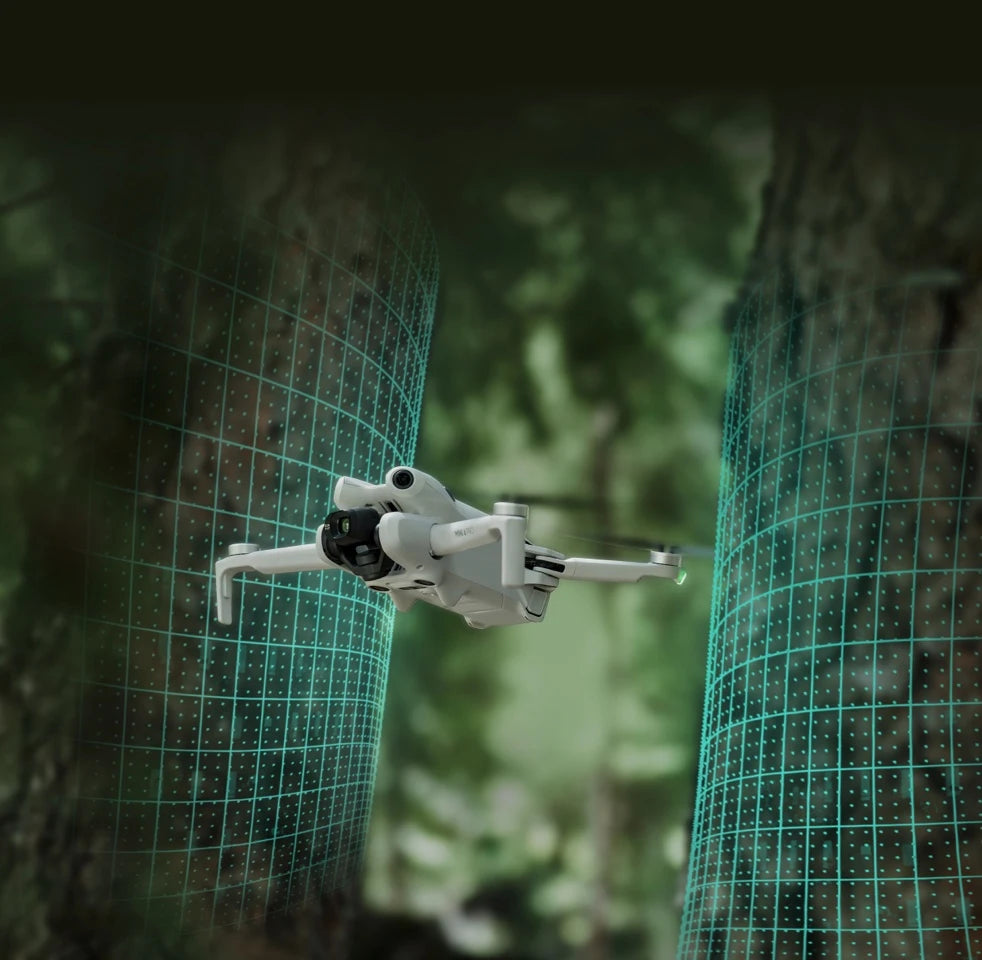 DJI Mini 4 Pro Fly More Combo Plus (DJI RC 2) 4K/60fps HDR True Vertical Shooting Omnidirectional Obstacle Sensing Under 249 g