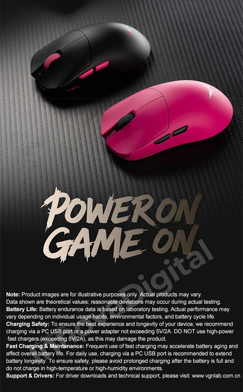 VGN Dragonfly F2 Pro Max Ultra F2 Master Wireless Gaming Mouse PAW3395 PAW3950 8K Superlight Tri-Mode Esports FPS Mice Bluetooth