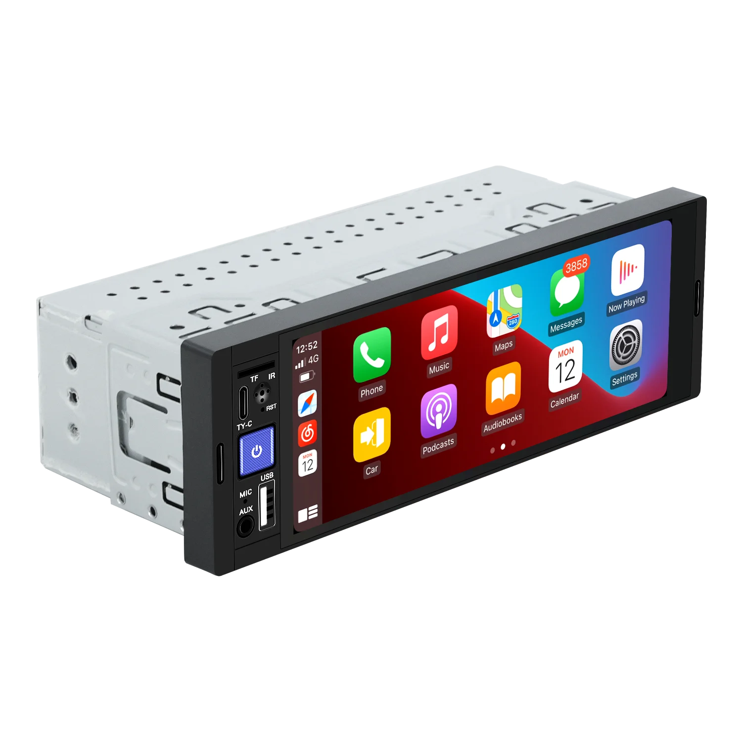 MEKEDE 6.86 Inch 1Din Carplay Android Auto Car Radio Multimedia Video MP5 Player With BT FM Stereo USB Type-C Plug Autoradio