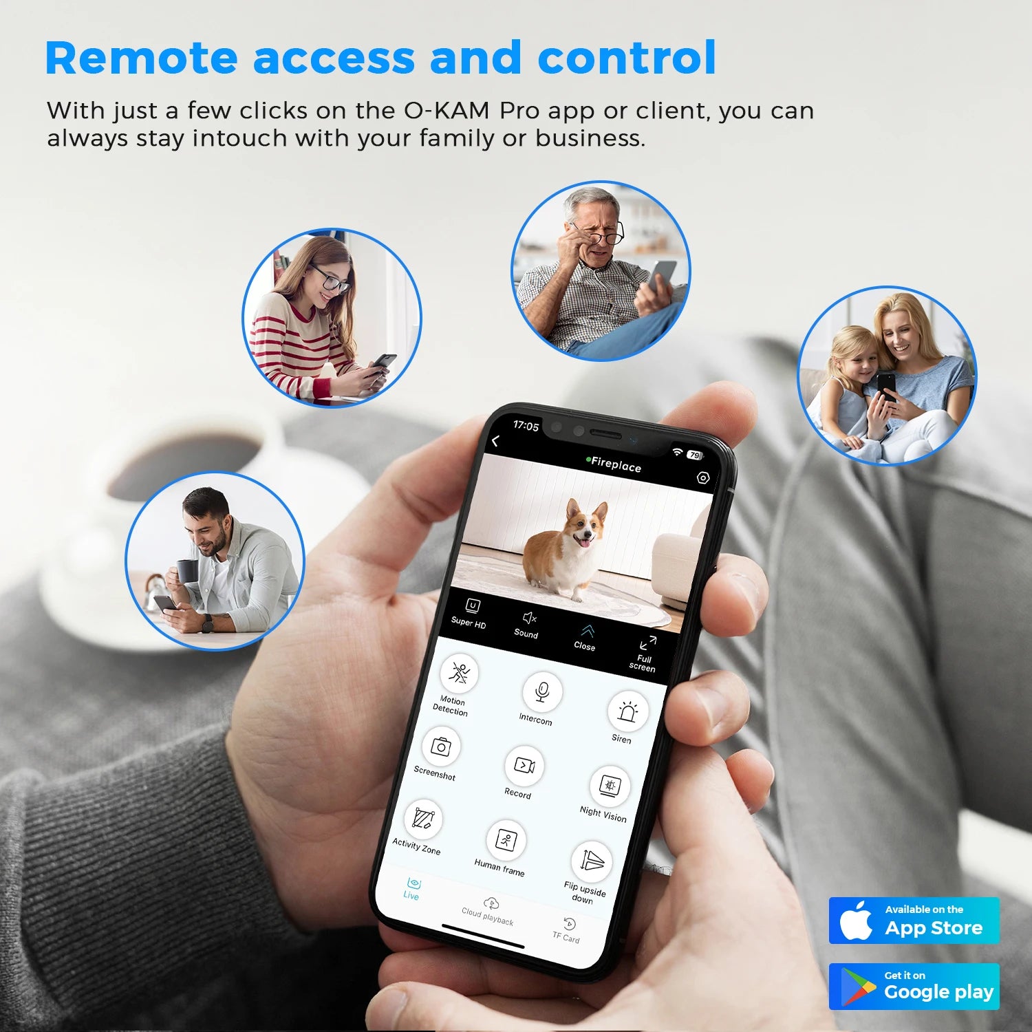 BESDER 5MP Mini Cube Camera Wifi Indoor Two Way Audio Human Detection Home 3MP CCTV Security IP Camera 2MP 5X Zoom O-Kam Pro APP