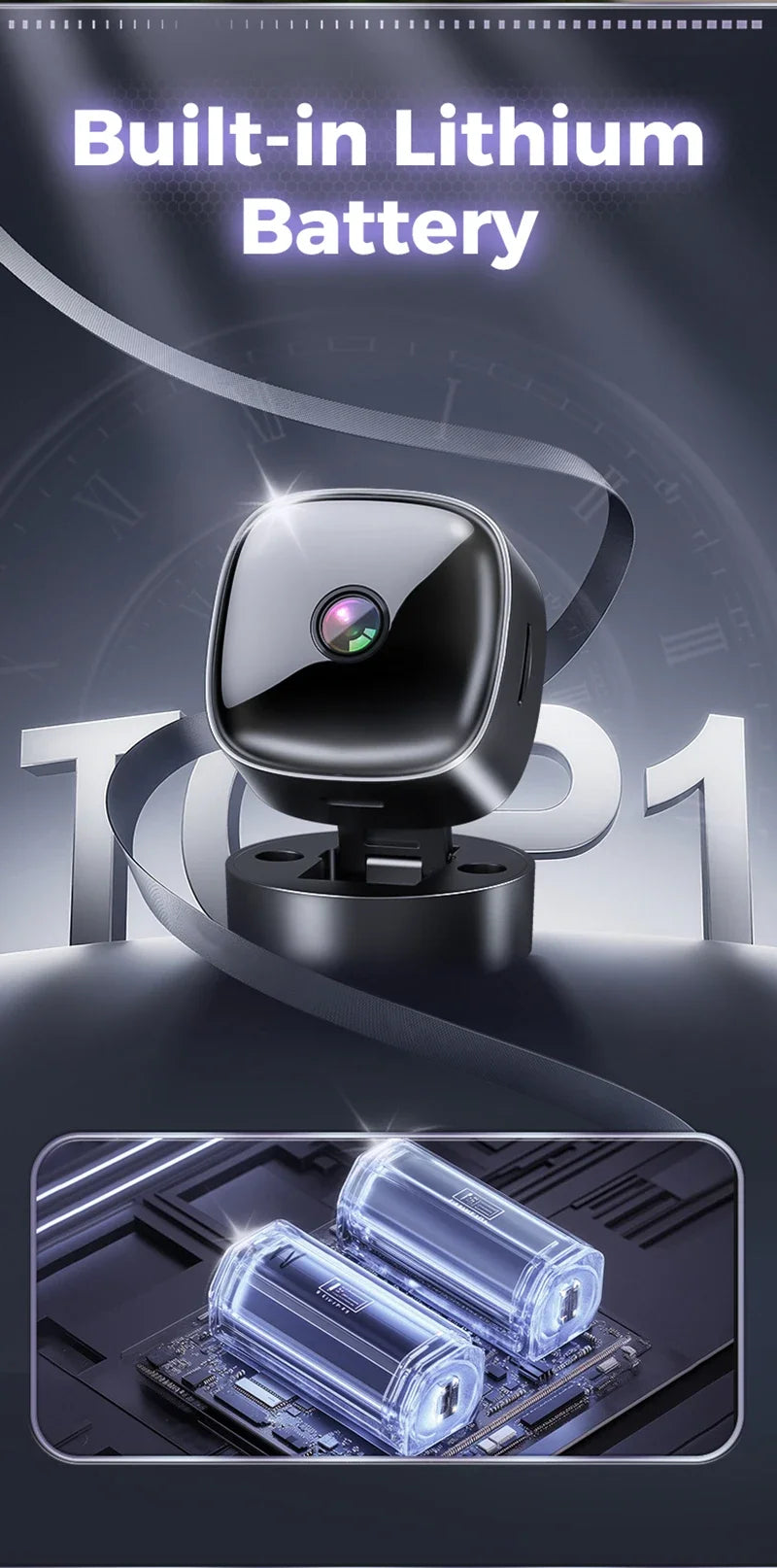 Lenovo 6K HD Wifi Mini Camera Wireless Security Protection Remote Monitor Camcorders Video Surveillance Home Smart Camera