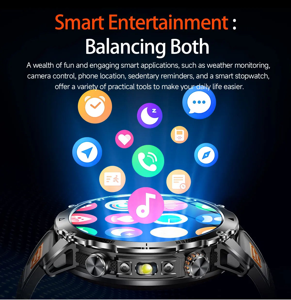 2026 New Military TANK SmartWatch Bluetooth call 10ATM Waterproof 1400mAh Battery Heart rate monitoring Outdoor Sports Watch Men