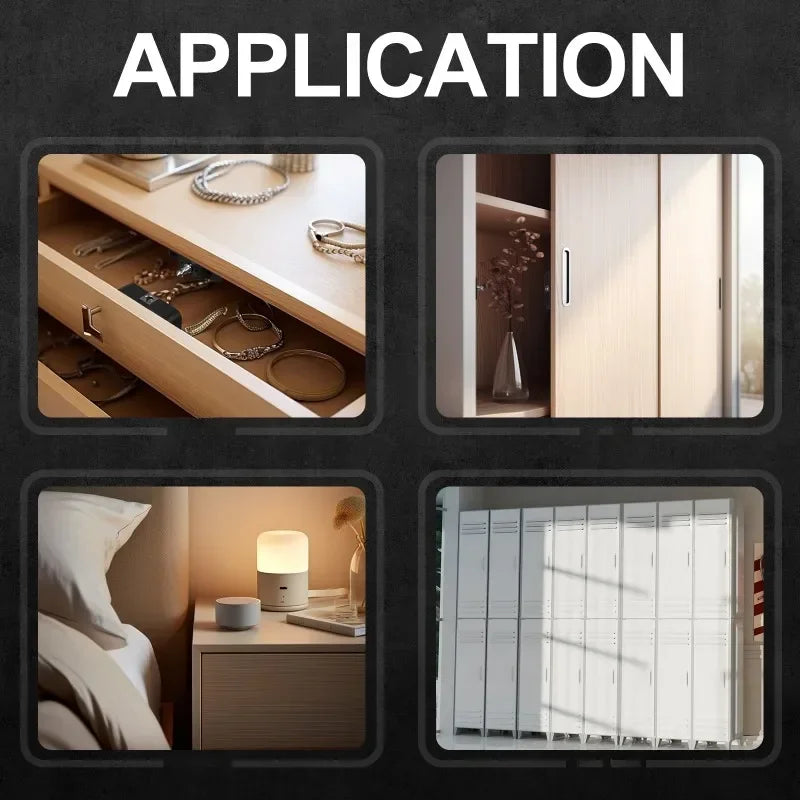 Tuya Bluetooth Smart Wood Cabinet Lock App Remote Control Monitoring Keyless IC Card Unlock Door Locker Furniture Drawer