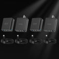 2packs 45W 3 Port USB Charger Type C Fast Charge Mobile Phone Adapter For iPhone Samsung Xiaomi Huawei Quick Charge Wall Charger