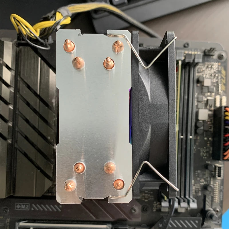 X99 CPU Air Cooler 2/4 Heat pipes 3PIN/4PIN Quiet CPU RGB Cooling Fan For Intel LGA 775 1366 1151 1155 1200 1700 2011 AM4 AM5