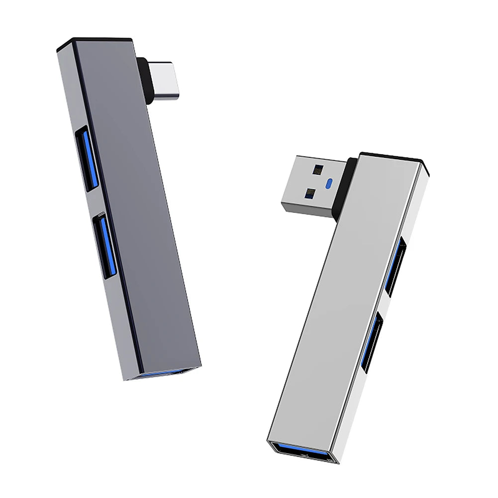 1/2PCS 3 in 1 USB HUB OTG USB 3.0/Type-C 3.0 To 3 USB USB Splitter Hub Speed 5.0Gbps 3 Port Type C HUB for PC Laptop Computer