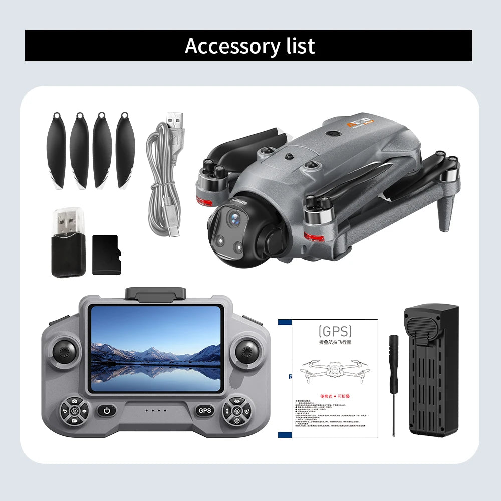 2025 NEW FPV GPS positioning brushless motor optical flow positioning 180° adjustable lifting obstacle avoidance belt airdrop