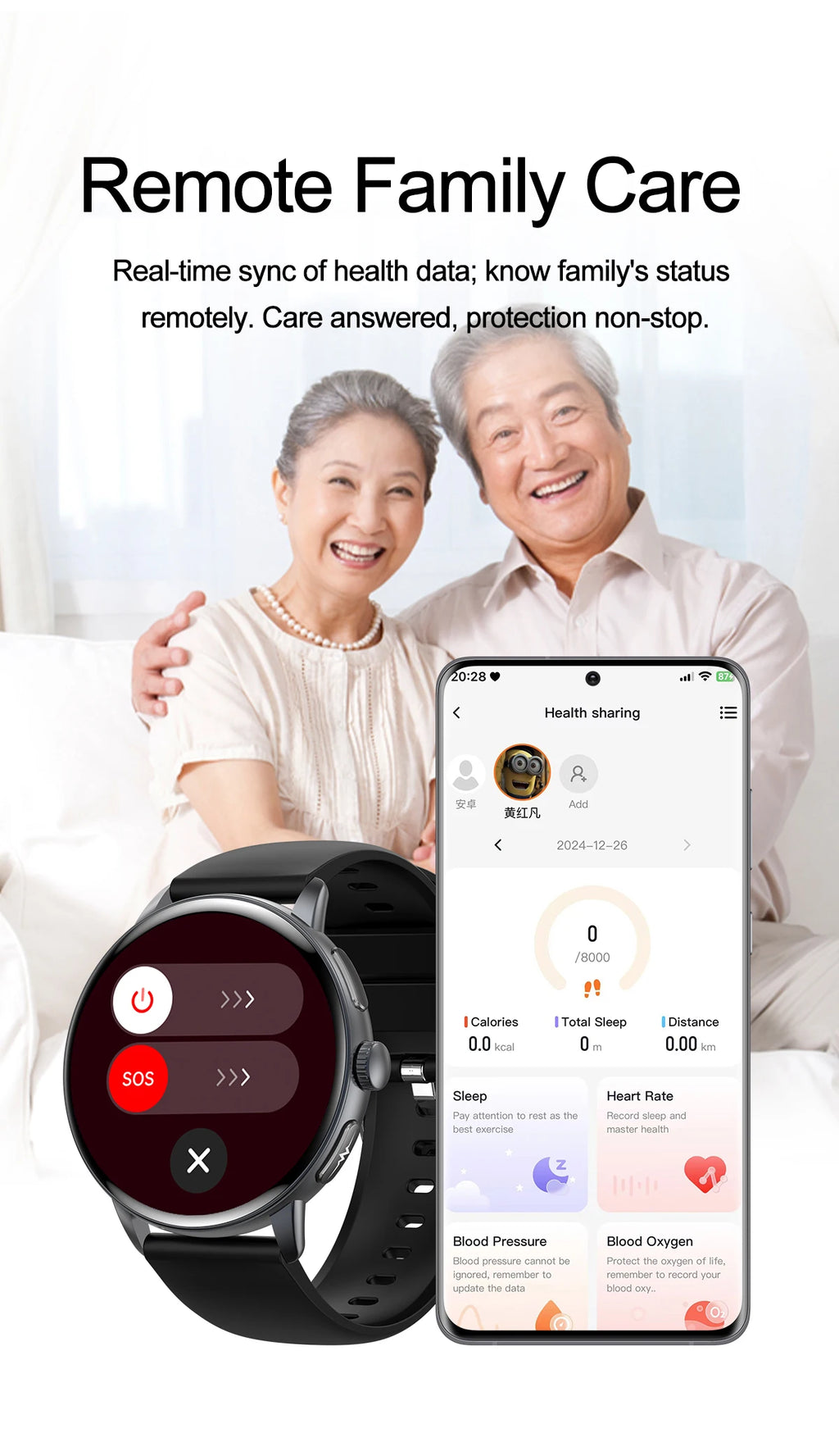 2026 New AI Accurate Diagnosis Body Fat Uric Acid BP ECG SmartWatch HD AMOLED Screen call Sport Health Smart watch For Men women