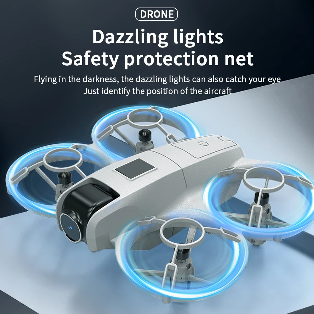 V2 Mini Drone 8K Profession 180° HD Wide Angle Camera WiFi FPV RC Dron Height Keep Helicopter Foldable Quadcopter Kids Toys