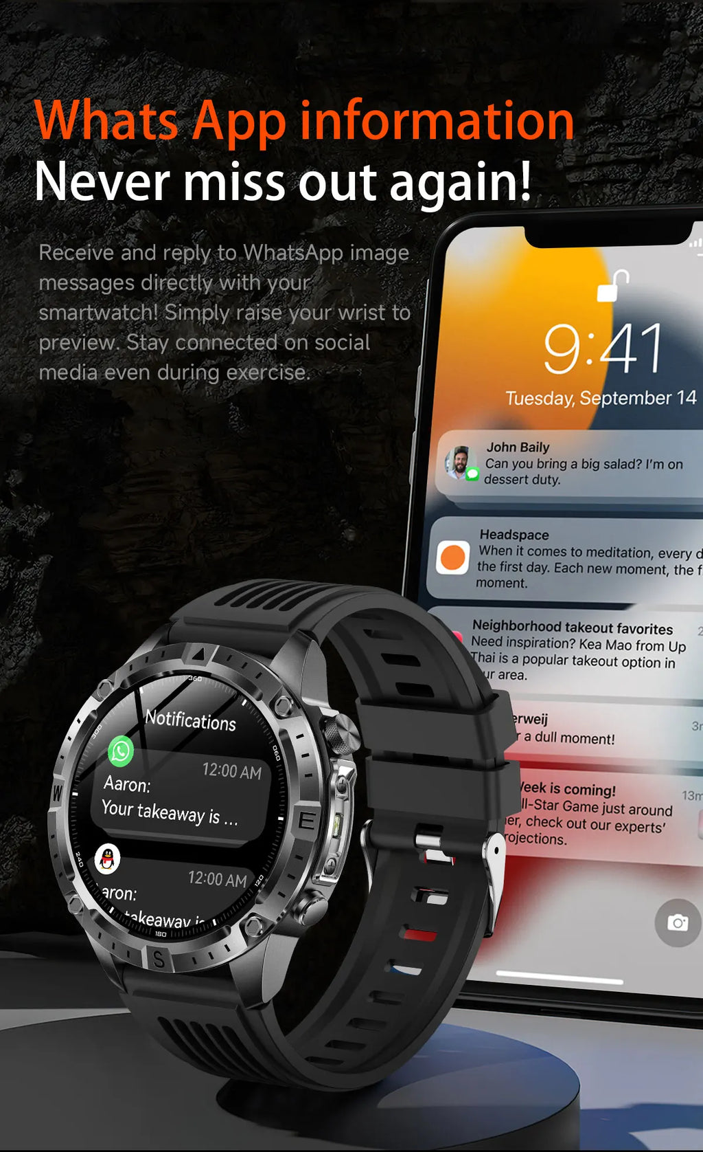 New Outdoor Offline GPS Map Smart Watch 2GB Memory AI Chat GPT Bluetooth Call 3ATM Waterproof AMOLED HD Men Sports Smartwatches