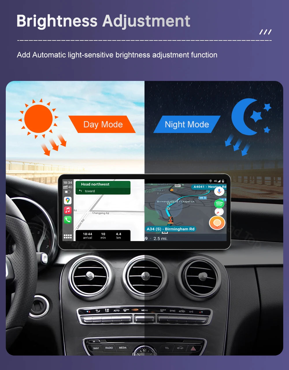 New 12.3" Linux Touch Screen for Mercedes Benz W205 GLC C V Class V447 GLA CLA NTG5.0 2015-2019 Wireless Carplay Android Auto