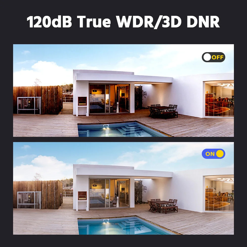 ANNKE 3K IR Network Security IP Camera Two-Way Audio Support flashing/ Audio alarm Smart Dual-Light Waterproof POE Camera 2.8 mm