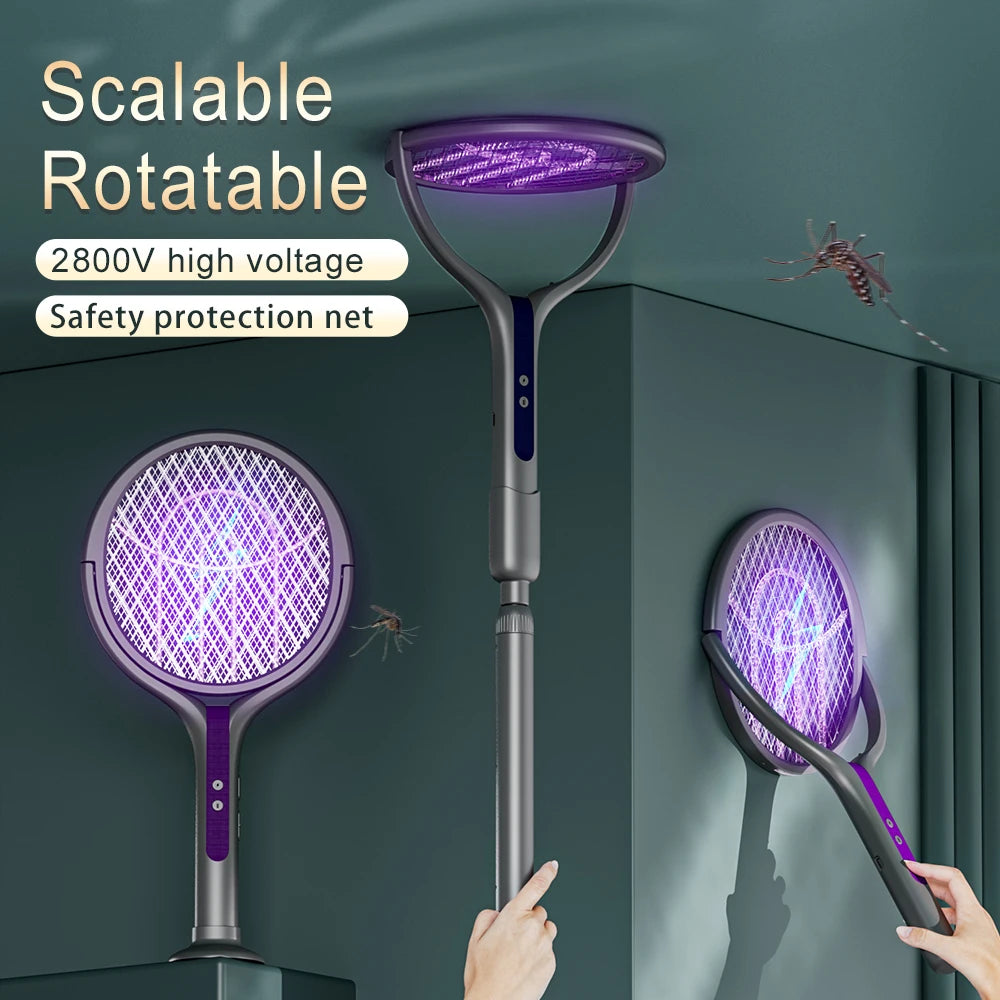 2-in-1 multi functional mosquito killer multi functional electric fly mosquito killer lamp angle retractable USB reactive