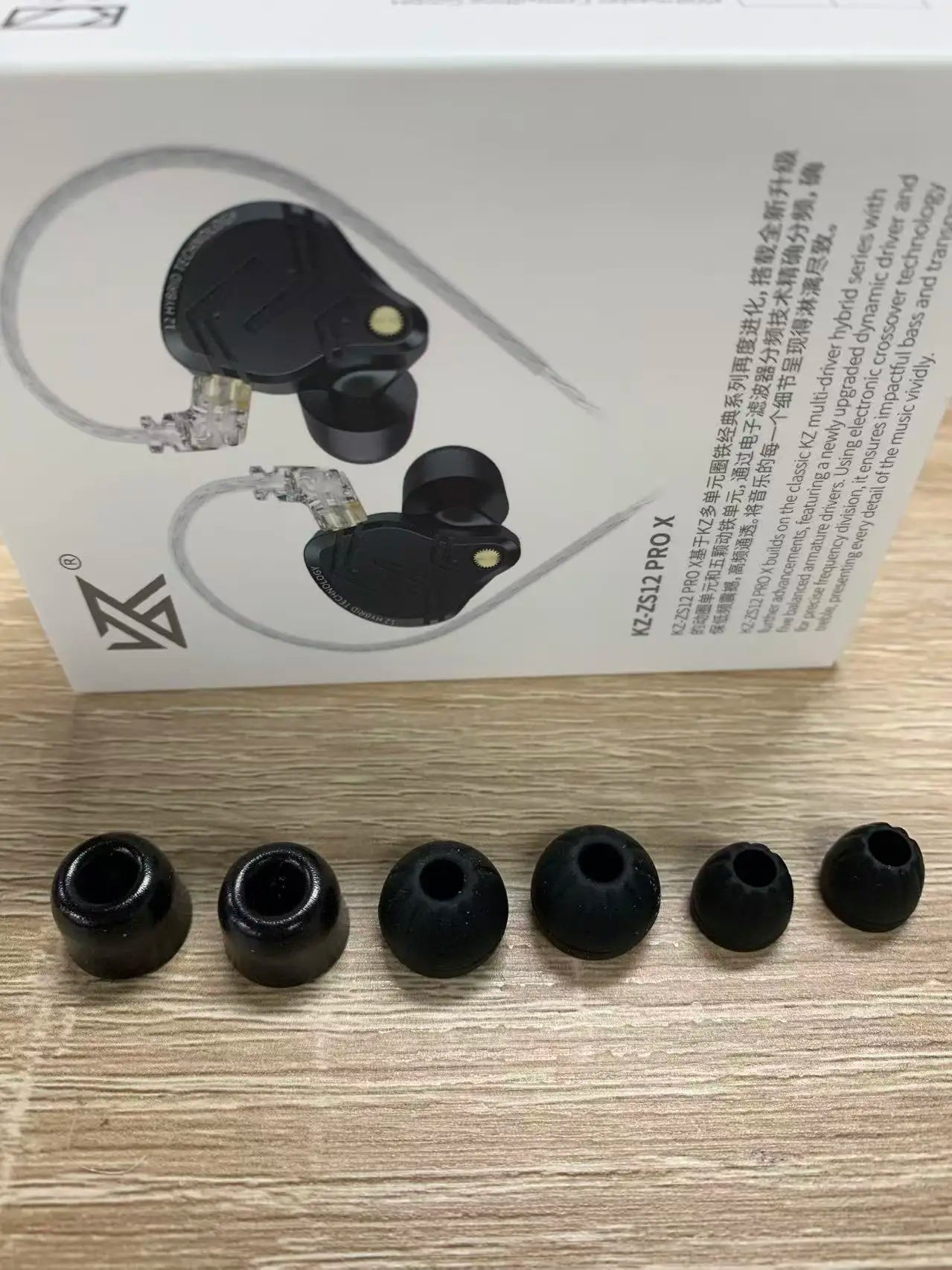 KZ ZS12 PRO X Metal Earphones 1DD+5BA Hybrid HIFI Bass In Ear Monitor Headphones Music Sport Noise Cancelling Headset New Arrive