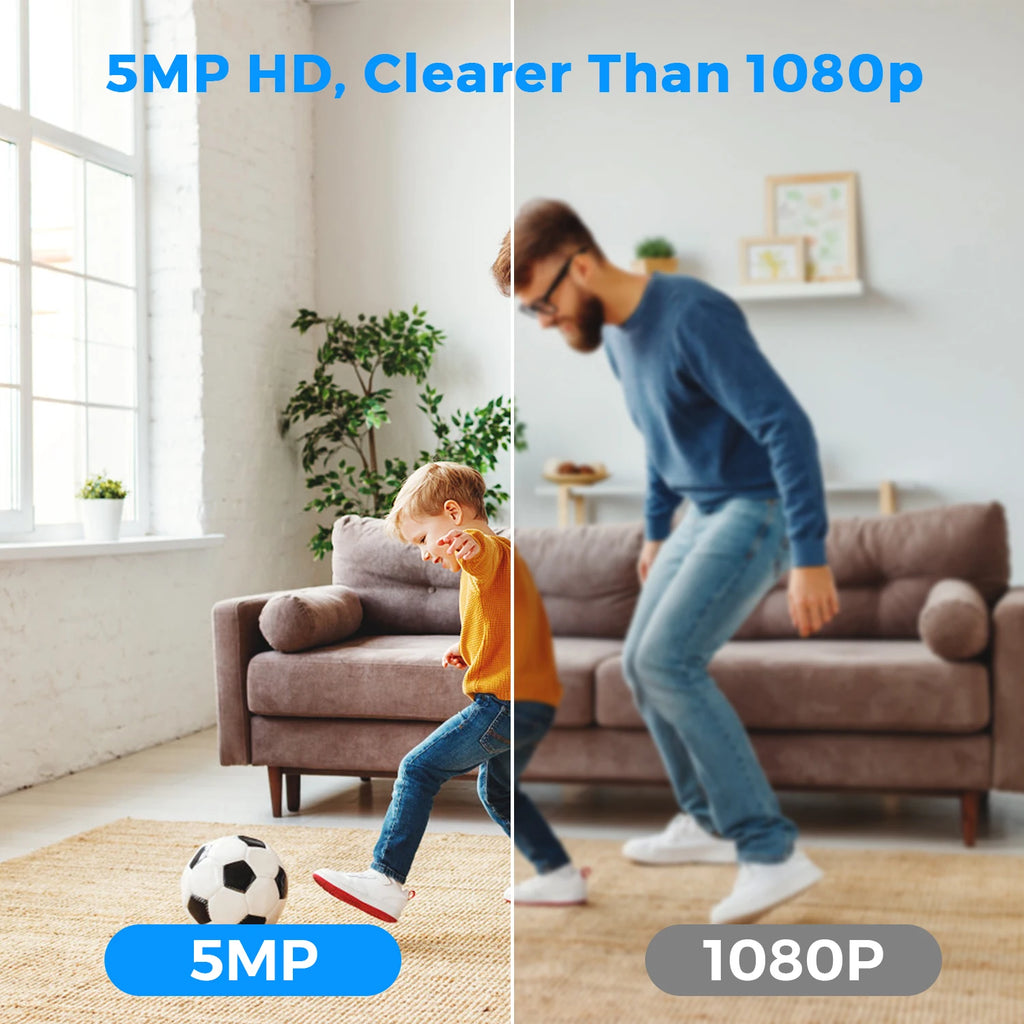 BESDER 5MP Mini Cube Camera Wifi Indoor Two Way Audio Human Detection Home 3MP CCTV Security IP Camera 2MP 5X Zoom O-Kam Pro APP