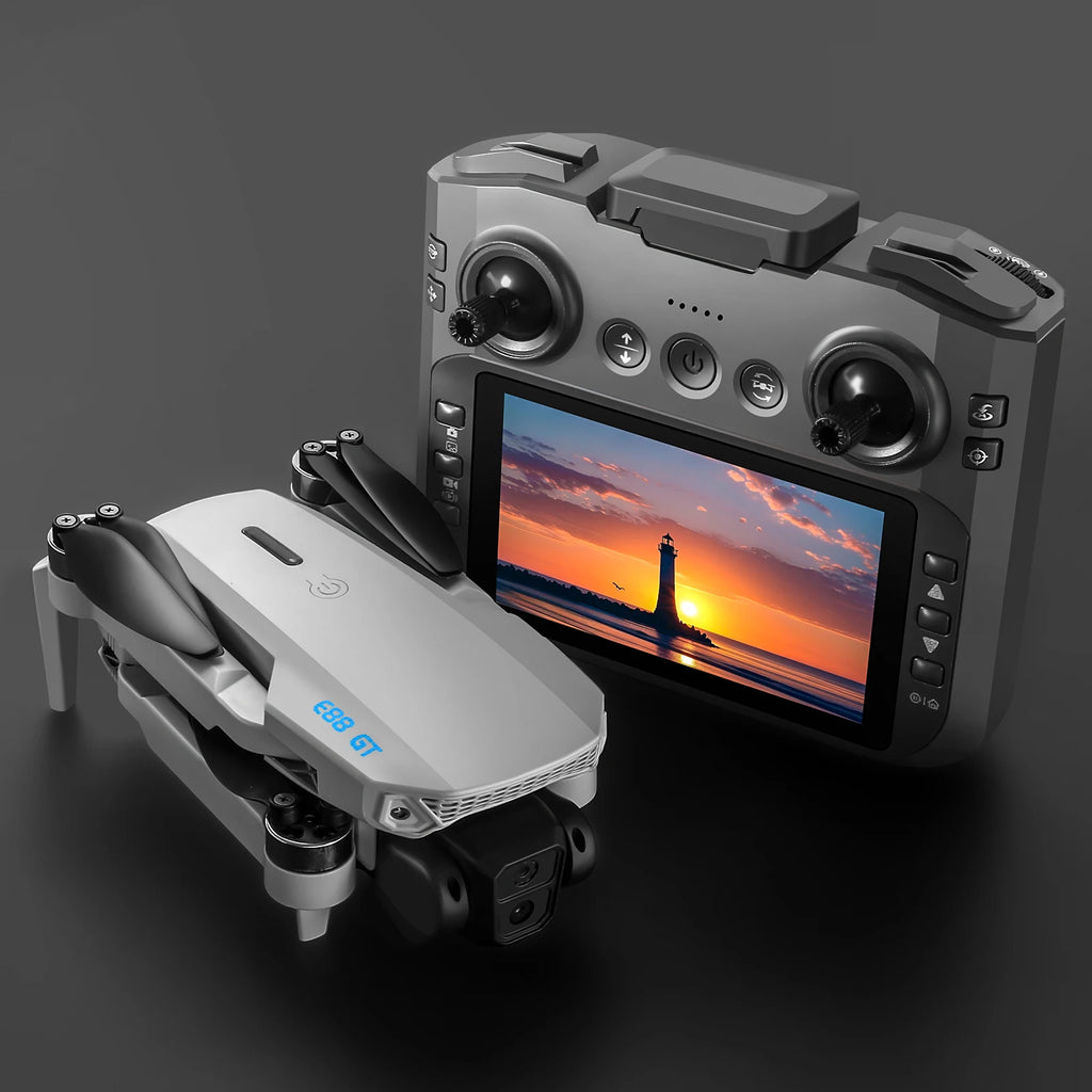 2026 E88 PRO RC Toy Mini Drone With 4.3 Inch Screen Drones HD Camera WiFi FPV Height Maintain FPV Quadcopter Beginner Drone