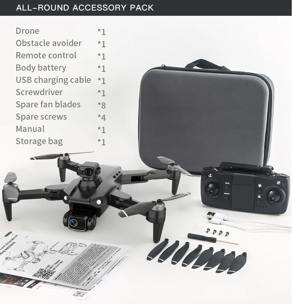 L900 Pro SE MAX GPS Drone 4K Professional With Camera WIFI 360 Obstacle Avoidance FPV Brushless Motor RC Quadcopter Mini Drone