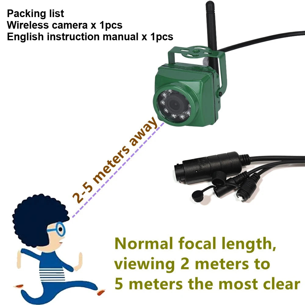 Mini 5MP Security Camera Wireless Outdoor IR CUT 940nm LED WiFi Human Detection IP65 Waterproof Birdcage pet room Wildlife Cam