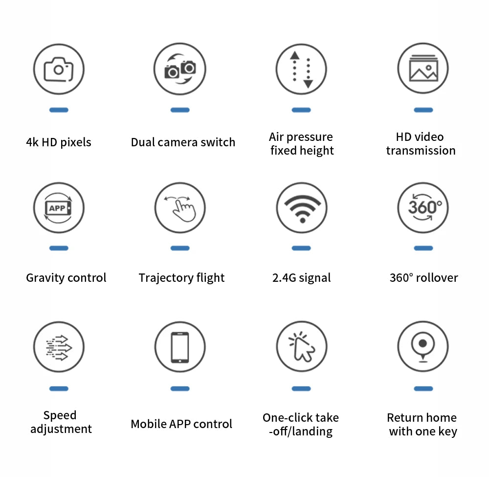 Hot Selling E88 Professional Mini RC Drone 4K Camera FPV Wifi Remote Control Toys for Beginners Quadcopter with HD Camera
