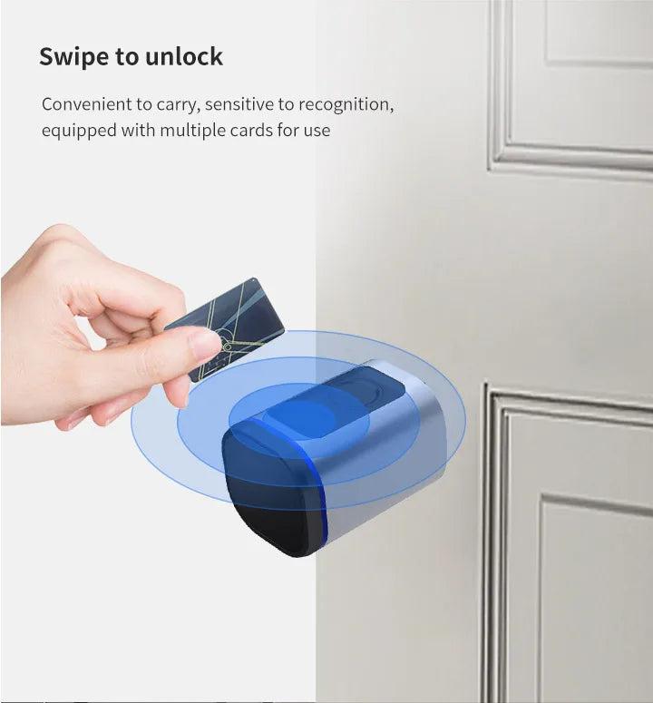 RAYKUBE L31 Tuya BLE Smart Fingerprint Electronic Door Lock Cylinder Lock With Tuya/ Smart Life APP Keys IC Card/NFC Unlock