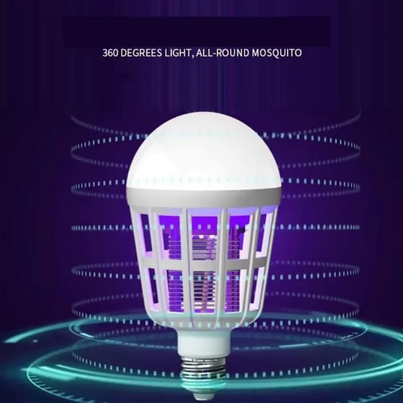 1/5/10pcs Electric Mosquito Zappers Killer Fly Trap Electronic Light Bulb Lamp Home Backyard Indoor Outdoor Mosquito Killer Lamp
