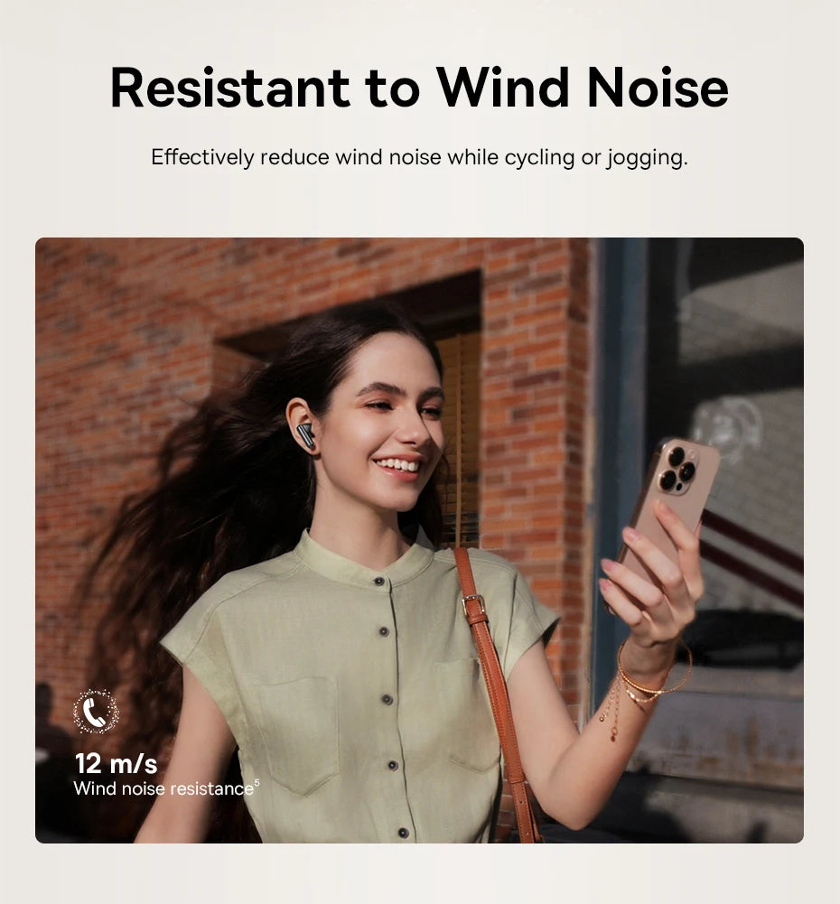 Baseus Bowie MP1 ANC Bluetooth 6.0 True Wireless Earbuds -55dB Adaptive Hybrid ANC Earphones Hi-Res LDAC 6-Mic ENC In-Ear buds