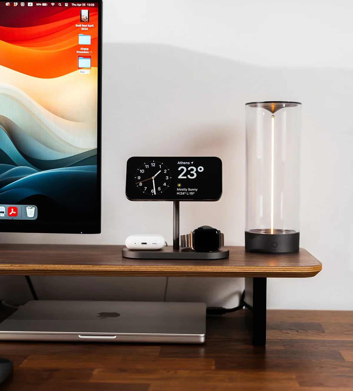 KUXIU X23Q Qi2 Foldable Magnetic Wireless Charger Station 25W Fast Charging For iPhone 17 16 15 14 13 Serie,Apple Watch,AirPods