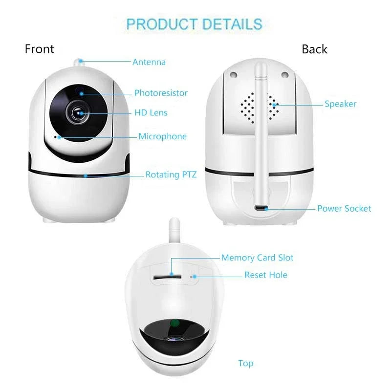 NEW Mini 1080P Wifi IP Camera Smart Home Auto Tracking Full Night Vision Network for Wireless CCTV Video Baby Security Camera