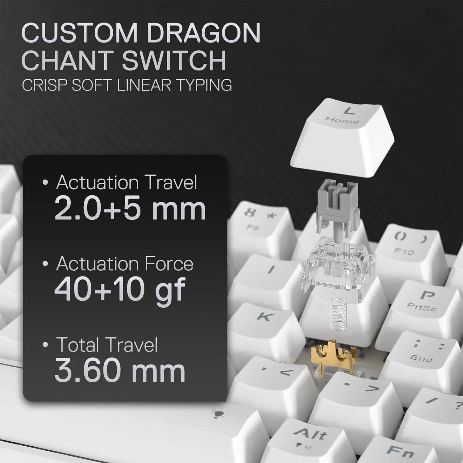 Redragon K709 65% Wired Gasket RGB 68 Keys Hot-Swap Mechanical 3-Layer Noise Dampening Gaming Keyboard