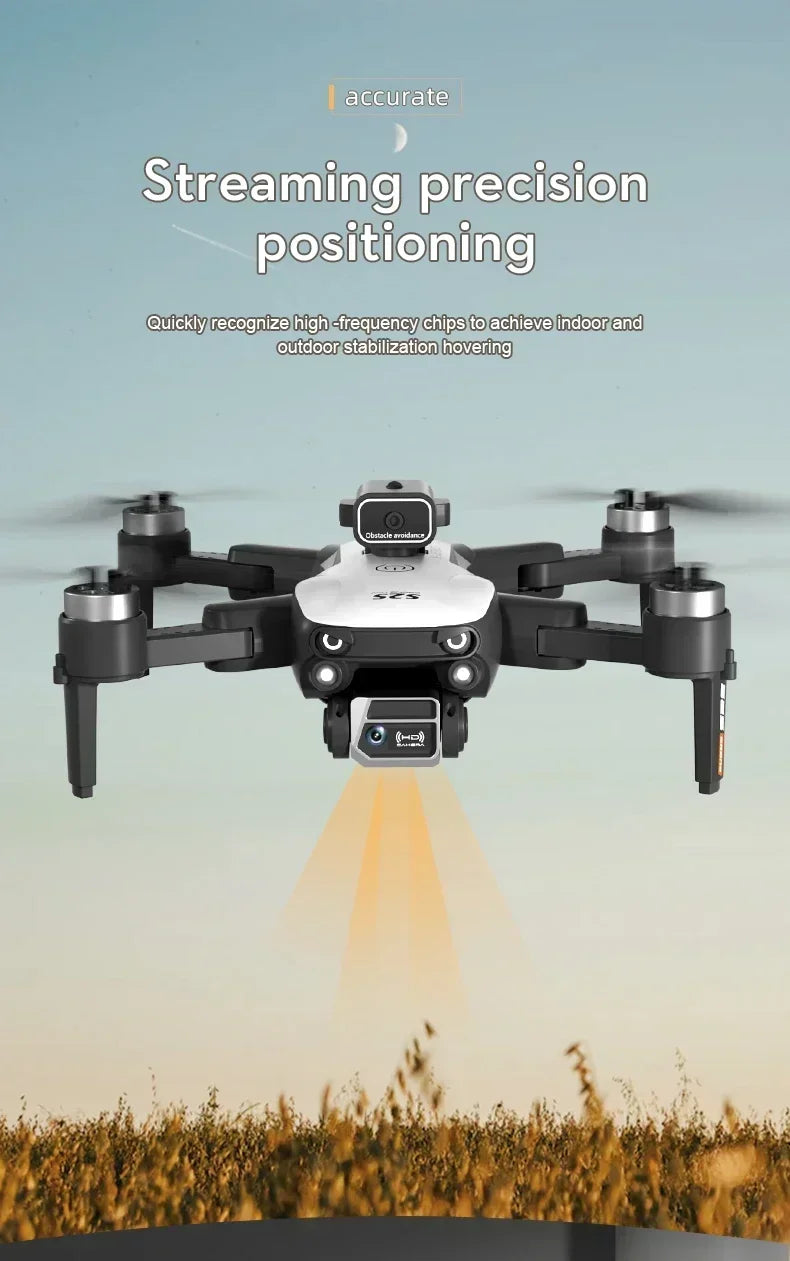 S2S Mini Drone 8K Professional HD Dual Camera Obstacle Avoidance Brushless Motor Foldable Rc Quadcopter Toys Gifts MIJIA