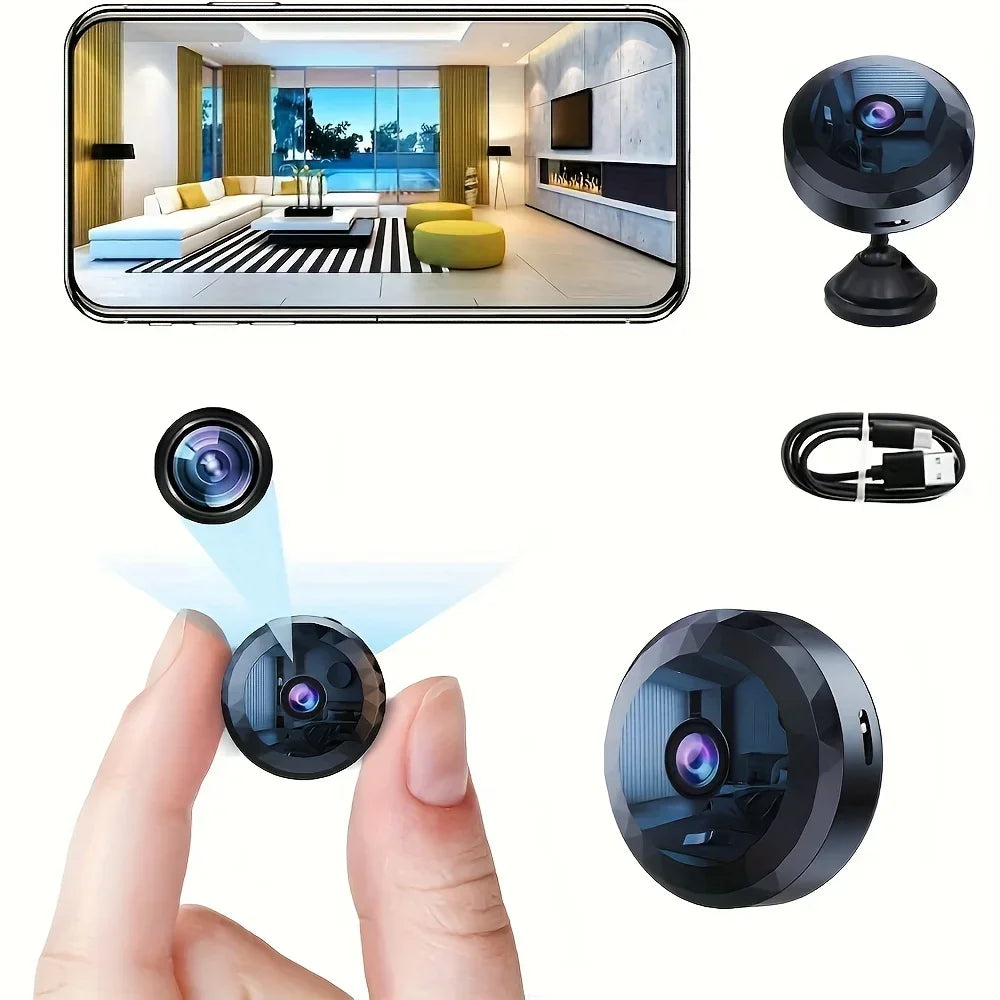 4K Mini WiFi Camera Wireless Security HD Camera Baby Monitor Protection Voice Video Surveillance Night Version Camcorder 2026